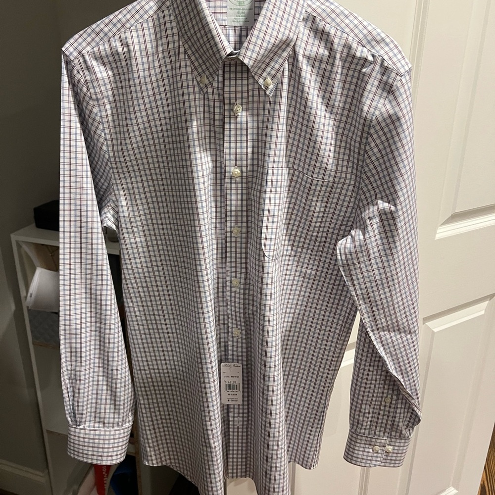Men's Checkered Button-Up Shirt